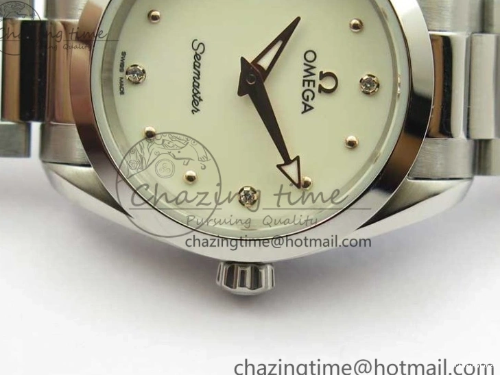 0302 Aqua Terra Seamaster ZF 1:1 Best Edition White Dial on SS Bracelet Gen Lightweight 7903